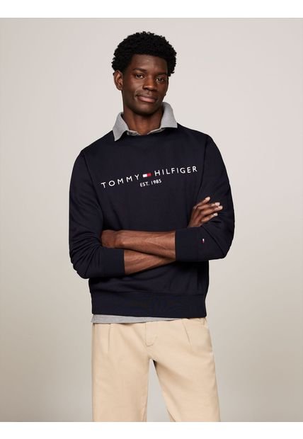 Polerón Established 1985 Azul Tommy Hilfiger