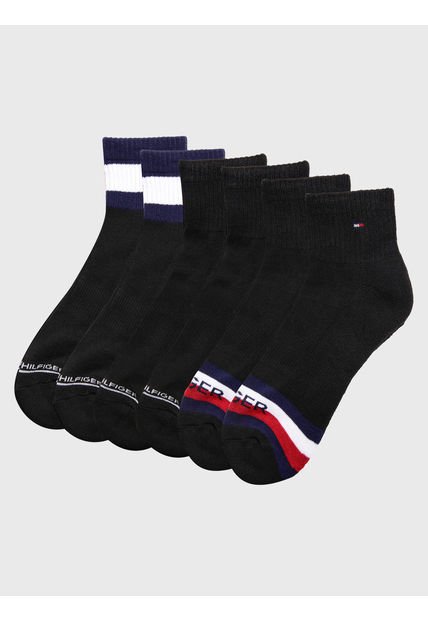 Pack De 6 Pares De Calcetines Sport Negro Tommy Hilfiger