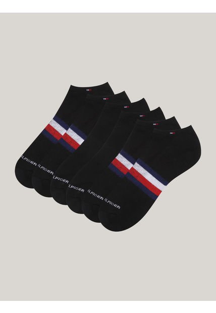 Pack De 3 Calcetines Sport Athletic Negro Tommy Hilfiger