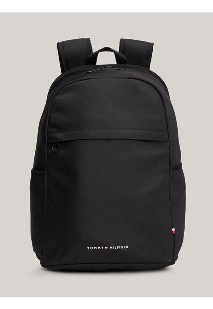 Mochila Classic Con Cinta Distintiva Negro Tommy Hilfiger