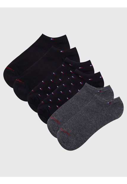 Pack De 3 Pares De Calcetines Sport Cortos Multicolor Tommy Hilfiger