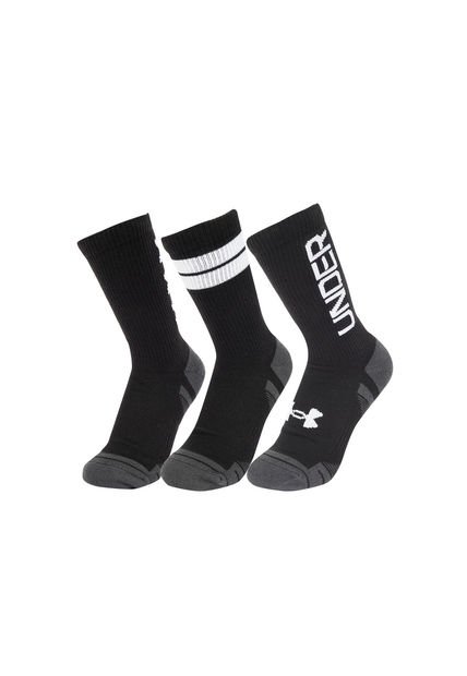 Pack 3 Calcetines Unisex Tch Detalle Negro Under Armour