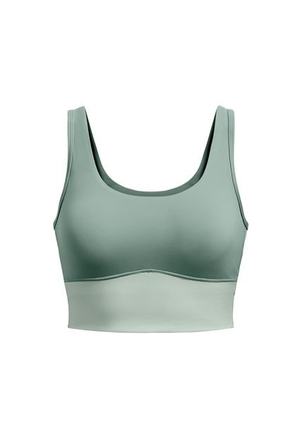 Polera S/M Train Smer Fitted Crop Celeste Mujer Under Armour