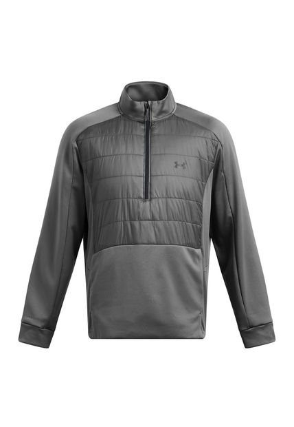 Chaqueta Armor Fleece 1/2 Zip Hombre Gris Under Armour