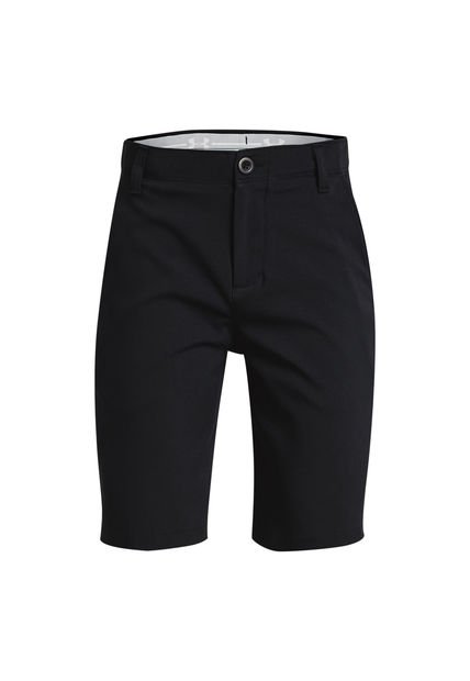 Short Golf Boys Golf Negro Niño Under Armour