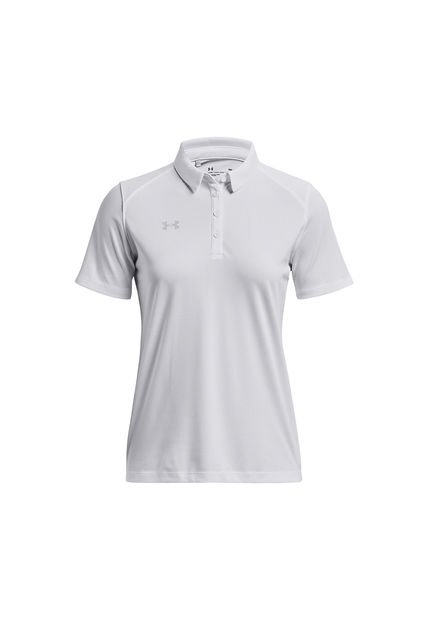 Polera Polo UA Tech Para Mujer Blanco Under Armour