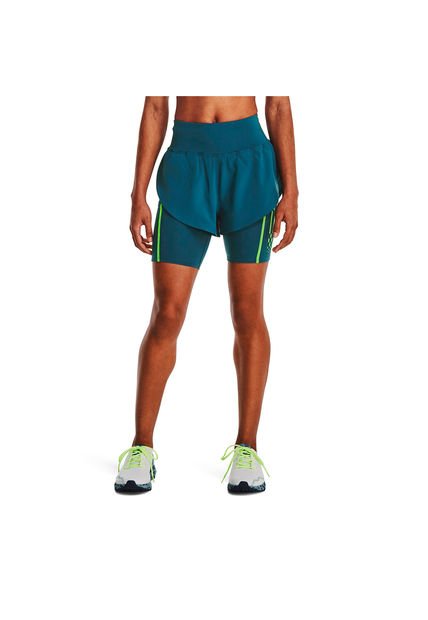 Short Running Run Anywhere Verde Petróleo Mujer Under Armour