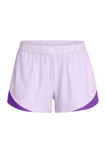 Shorts UA Play Up 3.0 Para Mujer Morado Under Armour