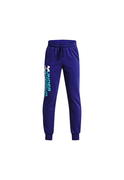 Pantalón Buzo Niño Rival Flce Grphc Jgr Azul Under Armour