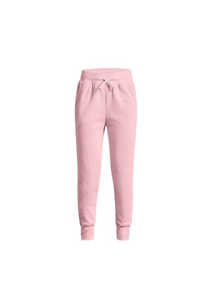 Pantalón Buzo Niña Rival Fleece Jogg Rosa Under Armour