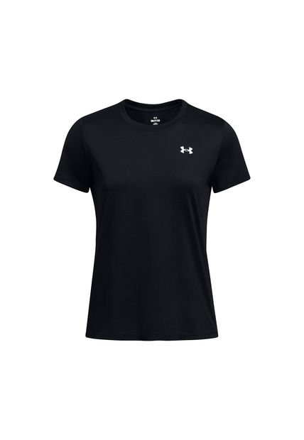 Polera Manga Corta UA Tech Mujer Negro Under Armour