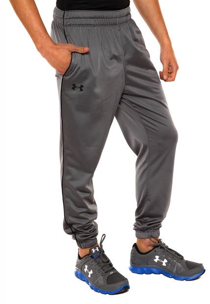 Pantalón de Buzo UA Relentless Tapered WU Gris Under Armour - Calce Regular