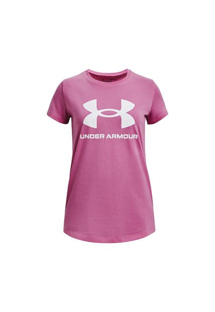 Polera UA Sportstyle Niña Morado Under Armour