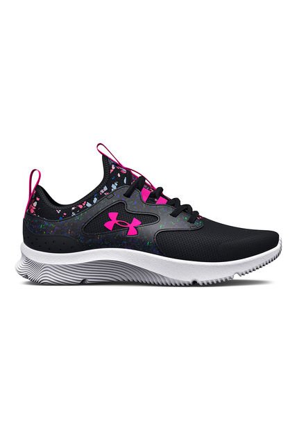 Zapatilla Gps Infnty 2 Prnt Al Negro Niña Under Armour