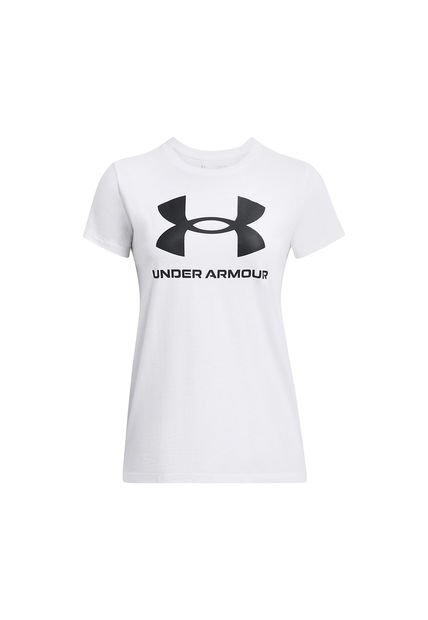 Polera Manga Corta Rival Mujer Blanco Under Armour