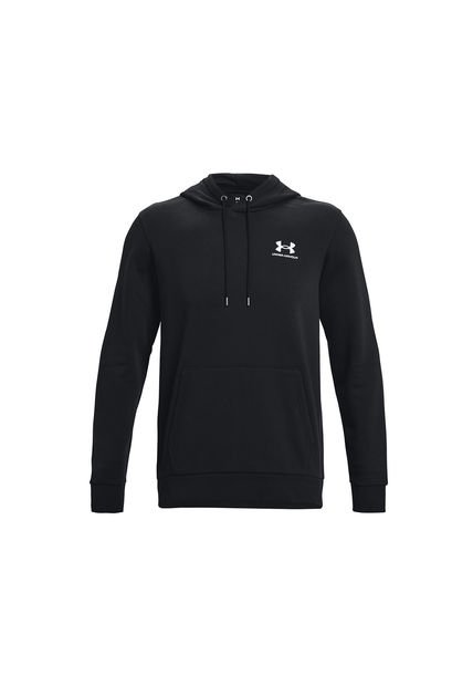 Polerón UA Essential Negro Para Hombre Under Armour