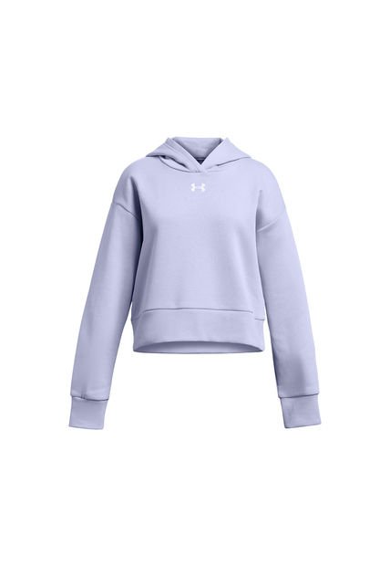 Polerón UA Rival Fleece Para Niña Morado Under Armour