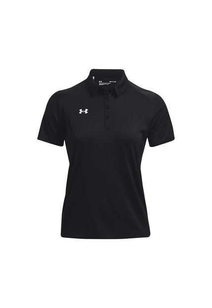 Polera Polo UA Tech Para Mujer Negro Under Armour