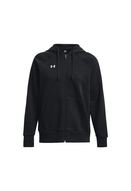 Polerón UA Rival Fleece Negro Para Mujer Under Armour