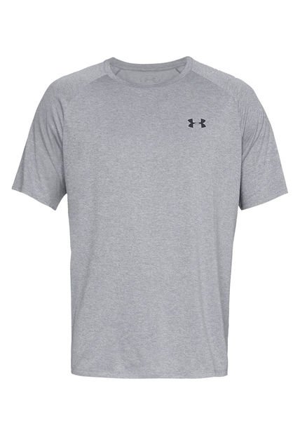 Polera Manga Corta Tech 2.0 Hombre Gris Under Armour