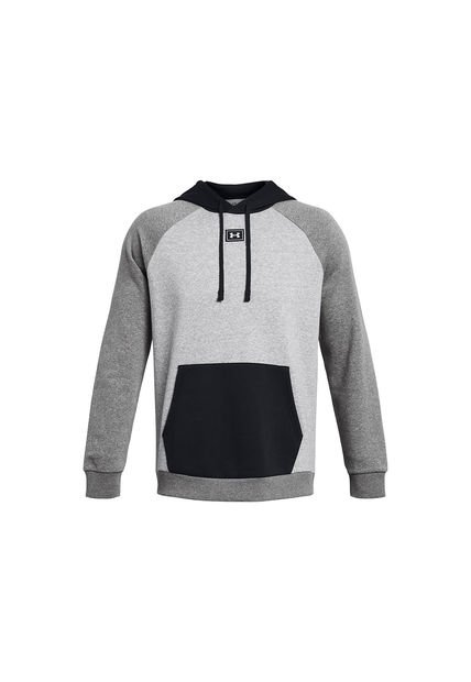 Polerón Rival Flc Hd Clrblck Gris Hombre Under Armour