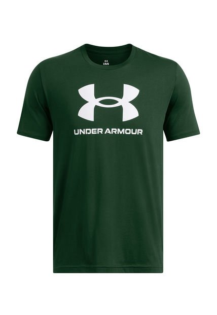 Polera Manga Corta Sprtstyle Hombre Verde Under Armour