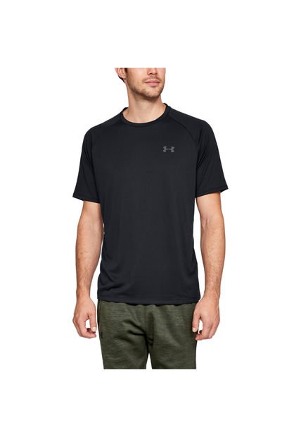 Polera Hombre Ua Tech 2.0 Ss Tee-B Negro Under Armour