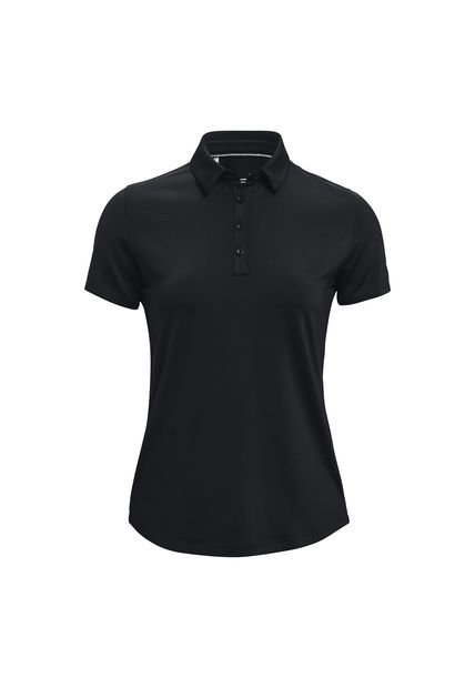 Polo De Manga Corta Zinger Mujer Negro Under Armour