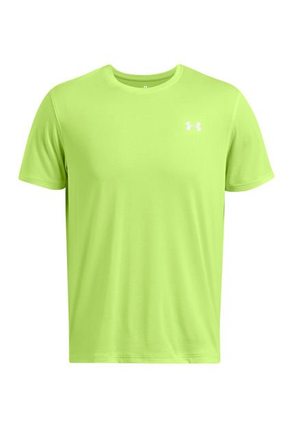 Polera Manga Corta Launch Hombre Verde Under Armour