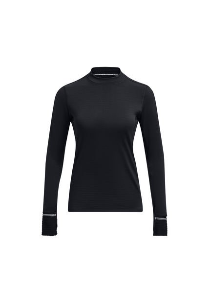 Polera M/L Running Qlifier Cold Negro Mujer Under Armour