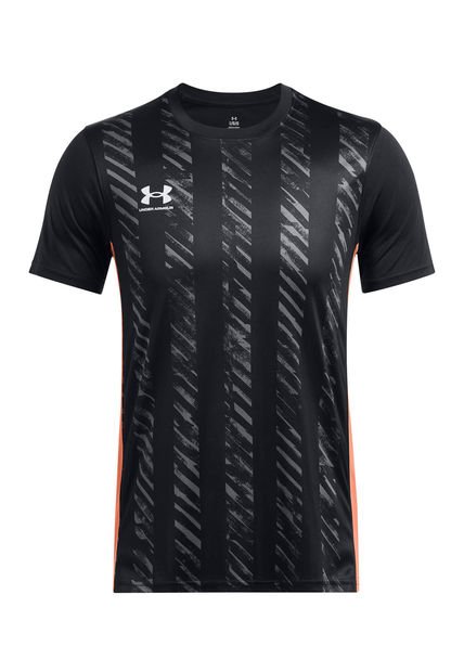 Polera Manga Corta Chllenger Hombre Negro Under Armour