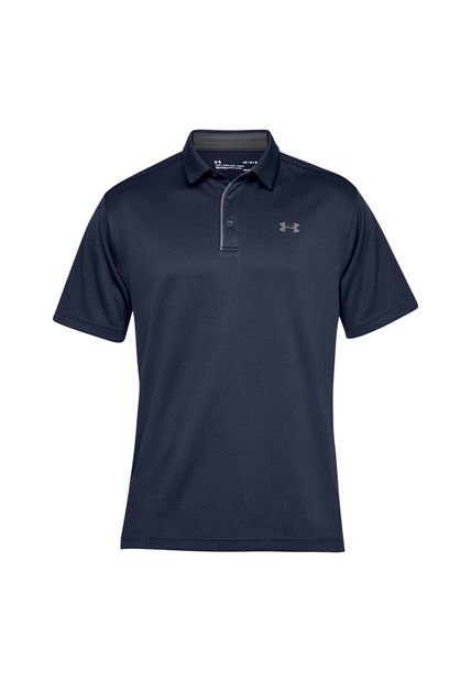 Polo UA Tech Para Hombre Azul Marino Under Armour