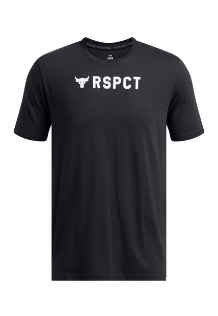 Polera Manga Corta Pjct Rock Hombre Negro Under Armour