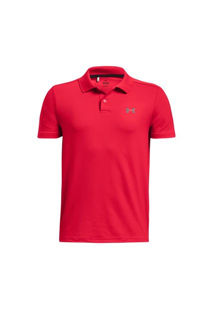 Polo Golf Performance Rojo Niño Under Armour