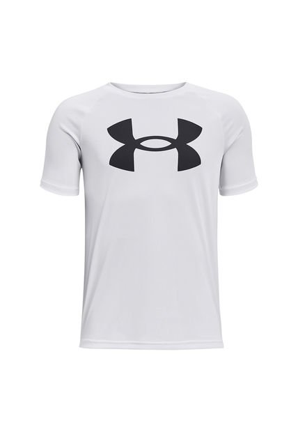 Polera Big Logo UA Tech Niño Blanco Under Armour