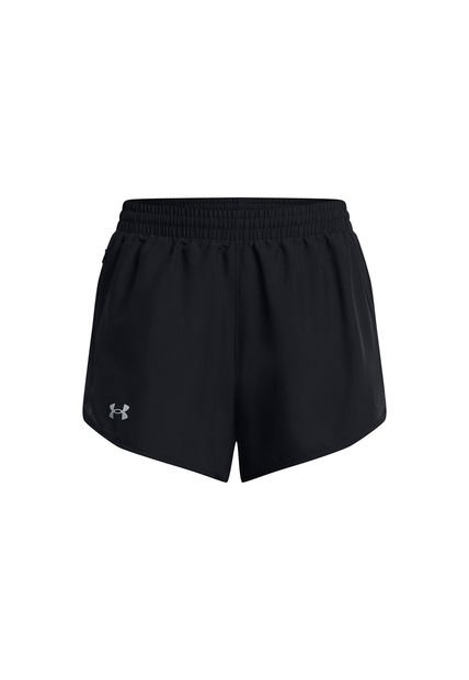 Shorts Ua Fly-By Para Mujer Negro Under Armour