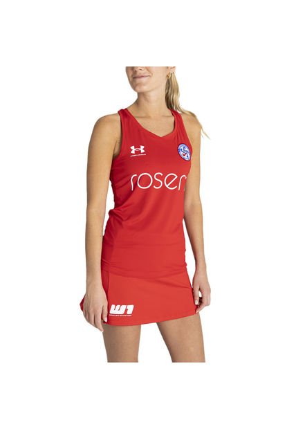 Camiseta Federación Hockey Loc Mujer Rojo Under Armour