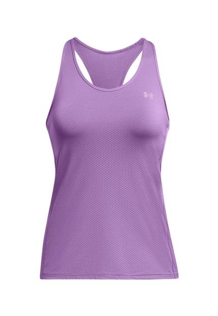 Polera HeatGear® Racer Mujer Morado Under Armour