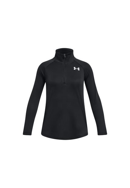 Polera UA Tech Para Niña Negro Under Armour