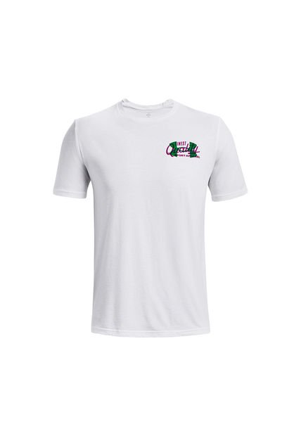 Polera UA Vintage Type Blanco Para Hombre Under Armour