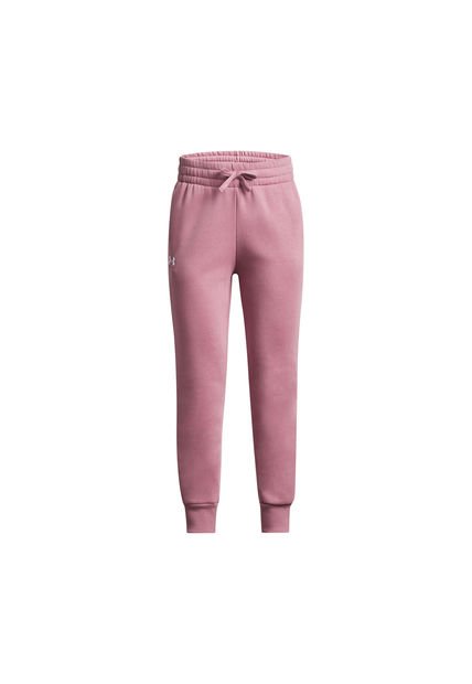 Joggers UA Rival Fleece Para Niña Rosa Under Armour