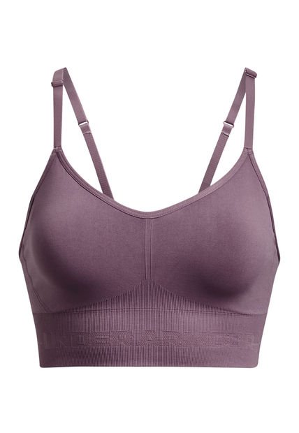 Sostén Low Seamless Train Mujer Morado Under Armour