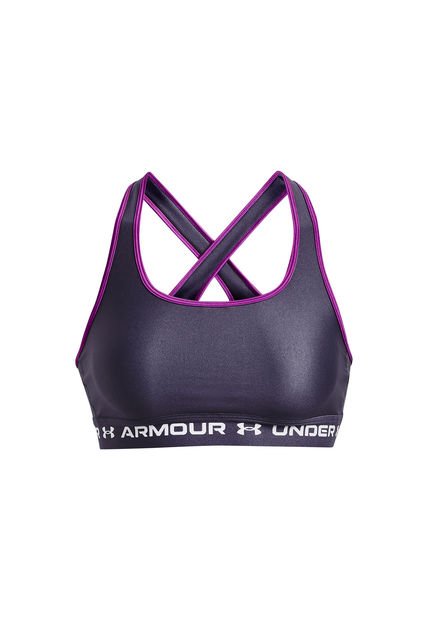 Sostén Armour Mid Crossback Mujer Gris Under Armour