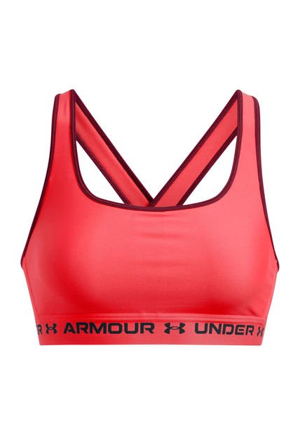 Sostén Armour Mid Crossback Mujer Rojo Under Armour