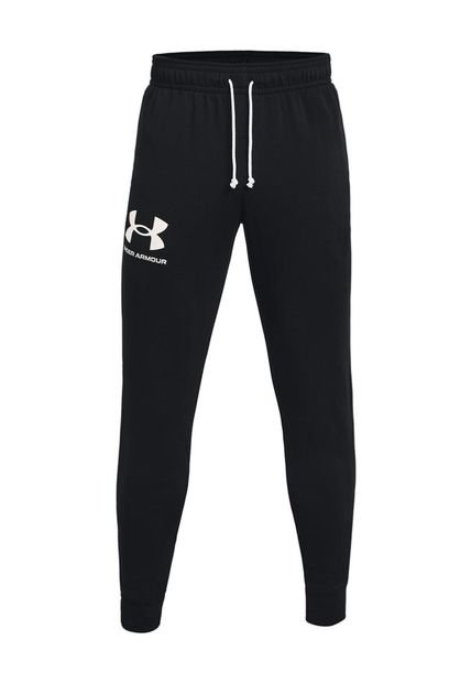 Buzo Hombre Ua Rival Terry Jogge Negro Under Armour