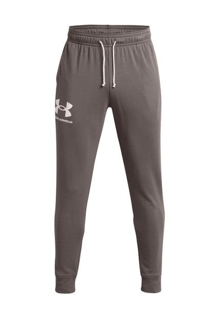 Pantalón Hombre Rival Terry Jogger Café Under Armour