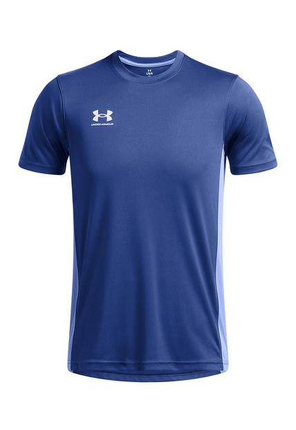 Polera Manga Corta Challenger Hombre Azul Under Armour