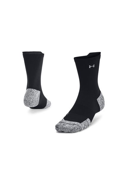 Calcetines Mid Unisex ArmourDry Run Negro Under Armour