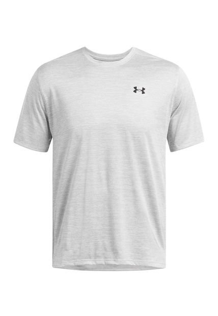 Polera Manga Corta Tech Vent Hombre Gris Under Armour