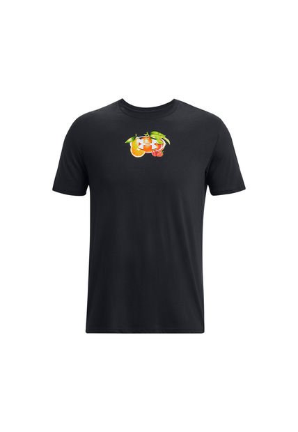 Polera Manga Corta Fruit UA Hombre Negro Under Armour